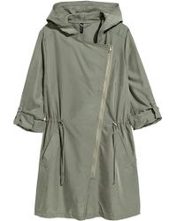 H&M Parka aus Modalmischung - Grün
