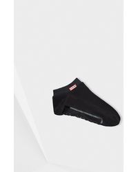 HUNTER Unisex Original Fitted Boot Socks - Ankle Length - Black