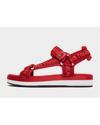 tommy hilfiger red flats