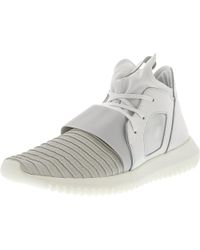 lyst adidas tubulare ribelle bianca / da caviglia alta moda scarpa lyst adidas tubulare ribelle bianca / da caviglia alta moda scarpa
