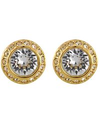 Lyst Swarovski Angelic Pierced Earrings 1081942 In Metallic Swarovski Angelic Gold Plated Pierced Earrings 1081941 Lyst
