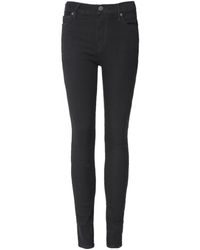 True Religion Halle High Rise Super Skinny Jeans - Noir