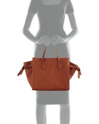 Lyst Cynthia Rowley Miranda Leather Tote Bag In Brown Cynthia Rowley Miranda Leather Tote Bag Lyst
