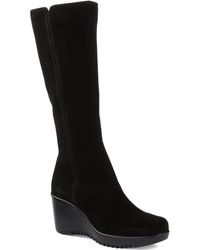 la canadienne lori waterproof suede boots