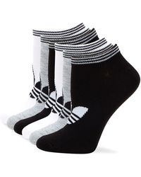 adidas Six-pack Originals Trefoil No-show Socks - Black