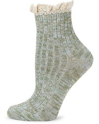 Free People Escapeade Space Knit Socks - Gray