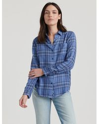 Lucky Brand Classic One Pocket Plaid Shirt - Green