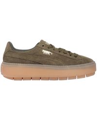 puma basket platform camoscio puma basket platform camoscio