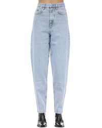 Étoile Isabel Marant Corsy J Boyfriend Cotton Denim Jeans - Blue