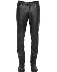 Gucci Leather Pants in Black for Men - Lyst