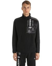 Lyst - Alexander Wang Cotton Matelasse Bomber Sweatshirt in Gray for Men