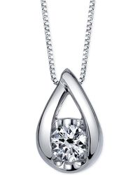 Sirena Diamond Pendant Necklace In 14k White Gold 1 2 Ct T W - Sirena White Gold Diamond Pendant Sirena Diamond Pendant Necklace In 14k White Gold 1 2 Ct T W - Sirena White Gold Diamond Pendant
