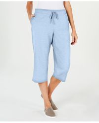 karen scott petite fleece sweatpants