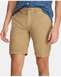 ralph lauren polo men's 9 inch classic fit chino shorts