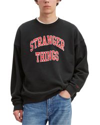 Forever 21 Synthetic S Stranger Graphic Sweatshirt In Black