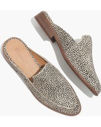 madewell frances mule calf hair