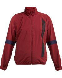 Calvin Klein Logo Technical Crepe Jacket - Red