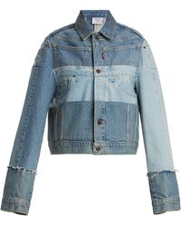 Vetements X Levi's Reworked Denim Jacket - Blue