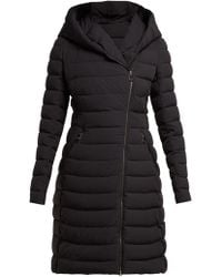 moncler barge quilted down coat