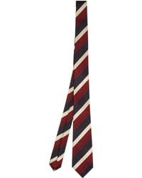 Gucci – Schoolboy Stripe Silk Tie – Mens – Red Multi