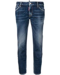 DSquared² Blue Cotton Jeans