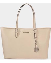 michael kors jet set tote white