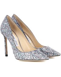 Jimmy Choo - Romy 100 Glitter Court Shoes - Lyst