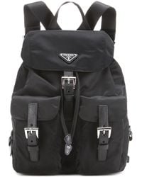 prada soft calf one-pocket backpack prada soft calf one-pocket backpack
