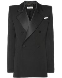 Saint Laurent Blazer in lana - Nero