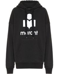 Étoile Isabel Marant Sweat-shirt Mansel à capuche en coton mélangé - Noir