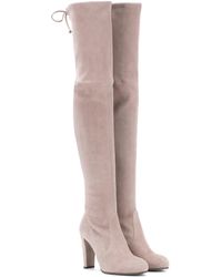 stuart weitzman gray highland boots