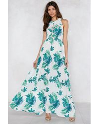 Lyst - Nasty Gal Siobhan Maxi Dress in Natural