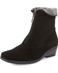 la canadienne lori waterproof suede boots