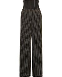 balmain striped pants