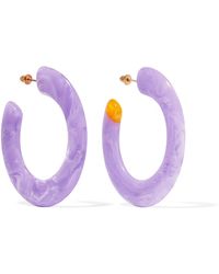 Cult Gaia - Mira Acrylic Hoop Earrings - Lyst
