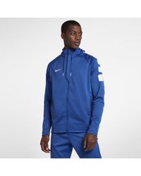 nike team elite stripe hoodie