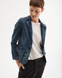 Nili Lotan Addison Blazer - Blue