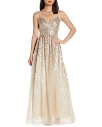 eliza j ombre sequin gown