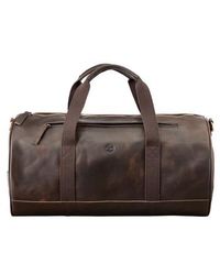 Lyst Timberland Leather Duffle Bag Brown In For Men Timberland Tuckerman Leather Duffel Lyst