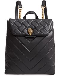 Kurt Geiger Leather Kensington Backpack in Black - Save 7% - Lyst