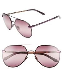 burberry trench collection round frame sunglasses