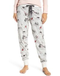Pj Salvage Velour Pajama Pants - Metallic