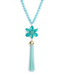 Try These Lovely Lilies Kate Spade  'lovely Lilies' Pendant Necklace  Lyst