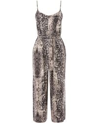 oasis snake print jumpsuit