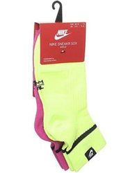 Nike Trainer Sox Ankle 2 Pair - Pink