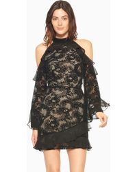 Parker Skyler Combo Dress in Black | Lyst