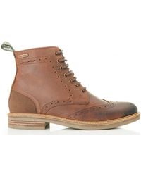 barbour belsay wingtip brogue boots