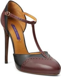 ralph lauren cognac pumps