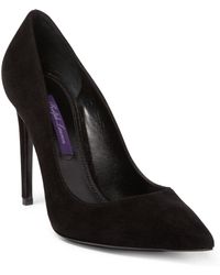 ralph lauren cognac pumps
