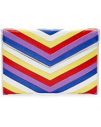 Rebecca Minkoff - Chevron Quilted Leo Clutch - Lyst